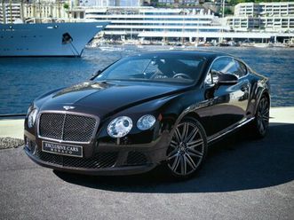 bentley continental gt speed w12 625 cv - monaco