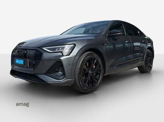 e-tron sportback 55 s line black edition
