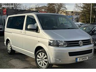 vw t5 multivan 2.0 tdi 140 ch - 7 places - banquette lit - chauffage auxiliaire - navi - table
