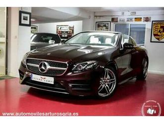 mercedes-benz clase e descapotable automático de