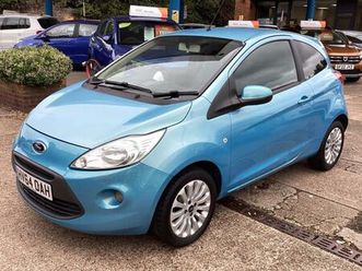 2014 ford ka 1.2 zetec 3dr [start stop] hatchback petrol manual