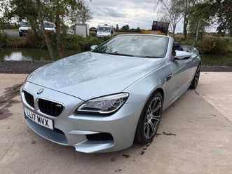 2017 bmw 6 series 4.4 m6 convertible 2d