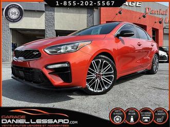 2020 kia forte5 gt dct, cuir, toit, gps, mag 18 bas km