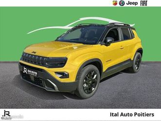 jeep avenger 1.2 turbo t3 145ch mhev overland bvr6 4xe