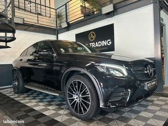 mercedes glc coupe 250 d 9g-tronic 4matic sportline, 2018, suivi a jour, jantes amg, marche pied, 101000 kms