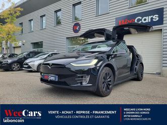 tesla model x long range plus - 6 places - toutes options