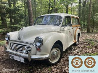morris minor - traveller, linksgestuurd en heerlijk rijdend