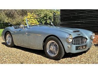 1957 austin-healey 100-6 bleu manuel, 4 vitesses conduite...