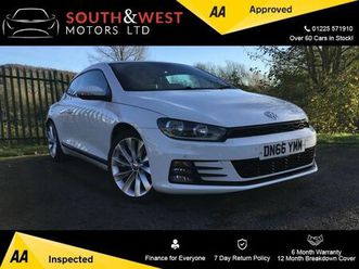 volkswagen scirocco 1.4 tsi bluemotion tech gt hatchback 3dr petrol manual euro 6 (start/stop) (125 ps)