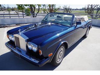 1986 rolls-royce corniche ii for sale