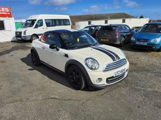 2012 mini coupe 1.6 cooper 3dr coupe petrol manual