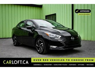 NISSAN VERSA 2024-nissan-versa-sr-o-heated-seats-o-cp-aa-o-rear-cam-o-siriusx