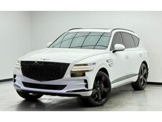 2023 genesis gv80 black edition, 2028 genesis warranty + service pack, very low km, gcc