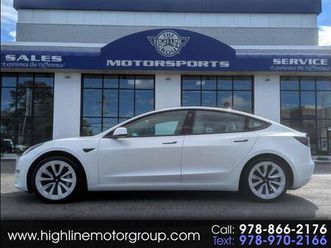 used 2021 tesla model 3 standard range plus