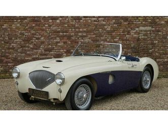 1953 austin-healey 100/4 blanc manuel, 4 vitesses conduit...