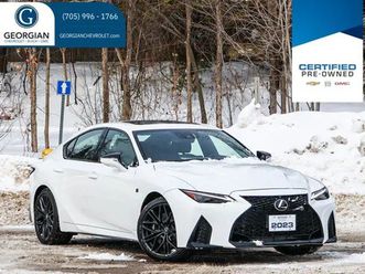 2023 lexus is 500 f sport- sunroof - heated vented seats