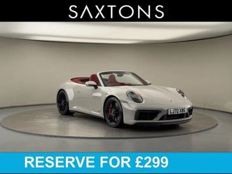porsche 911 3.0t 992 carrera gts pdk euro 6 (s/s) 2dr leather convertible 2022, 13420 miles, £97500 - 32840773 - exchangeandmart.co.uk