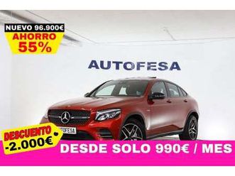 mercedes-benz clase glc coupe 43 amg 4matic 367cv auto 5p # techo elec,navy