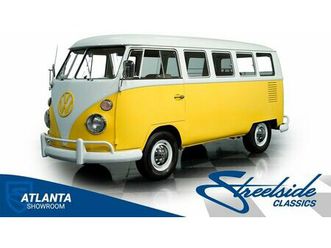 1966 volkswagen 13 window deluxe walkthrough bus