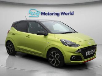 hyundai i10 1.0 t-gdi n line hatchback 5dr petrol manual euro 6 (s/s) (90 ps) satellite navigation,privacy g hatchback 2025, 7216 miles, £15100 - 32841088 - exc