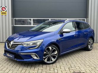 renault mégane estate - 1.2 tce gt-line | navi | led | half leer | carplay/android | pdc | interesse? bel of app n