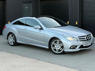 2009 mercedes-benz e-class 5.5 e500 sport coupe 2d auto