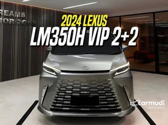 2023 lexus lm 350h 2.5 4 seater mpv sonic titanium on black grey abu-abu abu lm350h lm 350 h hybird vip 2+2