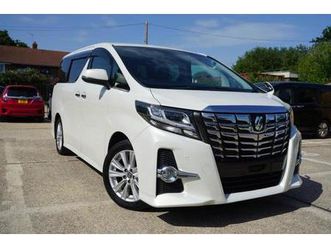 2015/15 white toyota alphard 2.5 8seat mpv both power sliding doors ulez