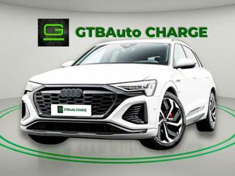 audi q8 e-tron sportback 55 s line black