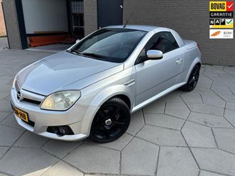 opel tigra twintop - 1.4-16v temptation|cabrio elec.|metallic|leder voll.|zwarte lichtmetalen velgen