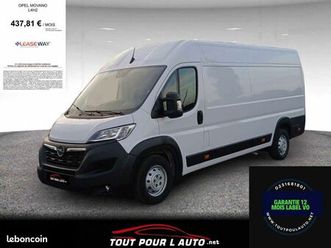 opel movano fourgon fgn 3.5t maxi l4h2 165 ch pack business