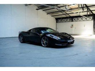 ferrari 458 italia *nero daytona & cuir ciocolatto*