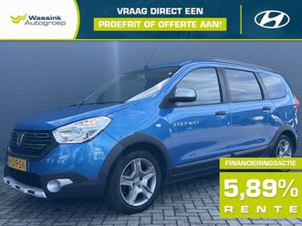 dacia lodgy - 1.3 tce 130pk gpf stepway 5p | navigatie | achteruitrij camera | cruise control | dab radi
