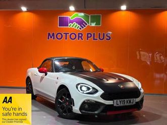 2019 19 abarth 124 spider 1.4 multiair convertible 2dr petrol auto euro 6 (170 p