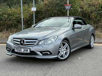 2010 mercedes-benz e class e350 cdi blueefficiency sport 2dr tip auto convertible diesel automatic