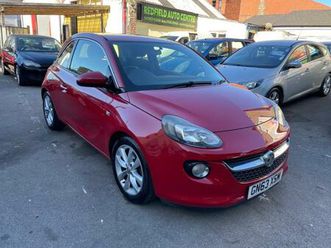 2013 vauxhall adam 1.2i jam 3dr hatchback petrol manual