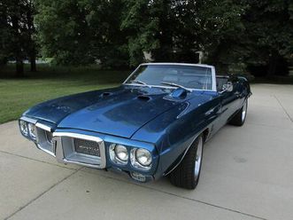 1969 pontiac firebird--extensive three-year restoration!