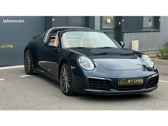porsche 911 targa 4s - crédit 1577 euros par mois - malus payé - 991 phase 2 - 991.2 420 ch - cuir étendu - sièges chauffants et ventilés - bose - pdls - jantes
