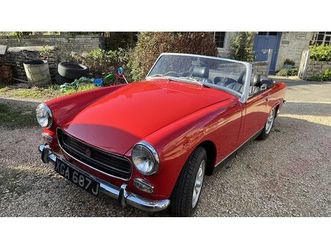 1970 mg midget rouge manuel, 4 vitesses conduite à droite...