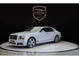 bentley mulsanne speed mulliner first edition