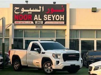 gmc sierra 5.3l v8 at4 regular cab (awd) gmc sierra elevation gcc 2019 perfect condition full option