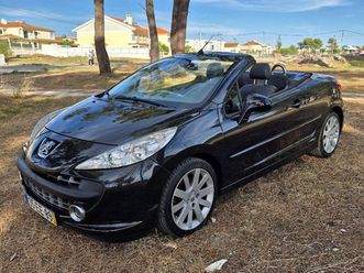 peugeot 207 cc 1.6thp 150cv gt nacional 170mil top extras julho/07