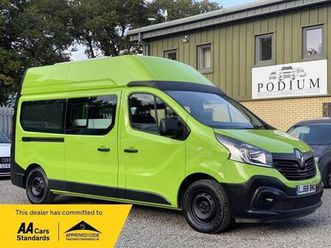 2018 renault trafic highroof-rock&roll bed-sink-hob-heating-a/c motorhome diesel manual