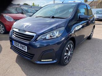 2015 peugeot 108 1.0 active 3dr hatchback petrol manual