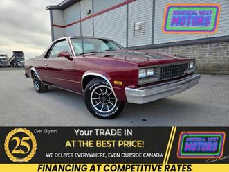 1987 chevrolet el camino 350ci crate motor side pipes / side pipes