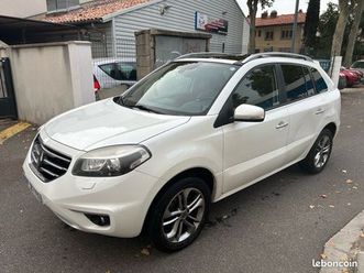 renault koleos blanc 2014 bose edition - 190 000 km - intérieur cuir - toute option