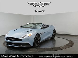 used 2016 aston martin vanquish volante highlands ranch co 80129