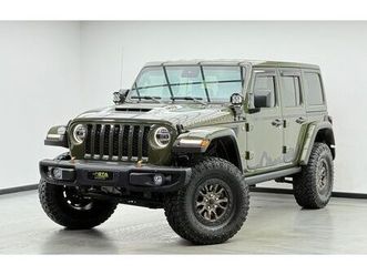 2022 jeep wrangler unlimited rubicon 392, 2027 jeep warranty, very low km, fully loaded, gcc