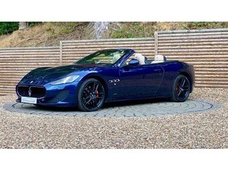 2016 maserati grancabrio bleu automatique conduite à droi...
