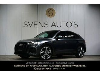 audi q5 sportback - 55 tfsie s-line ruitenstiksel|b&o|luchtvering|hud|sfeer